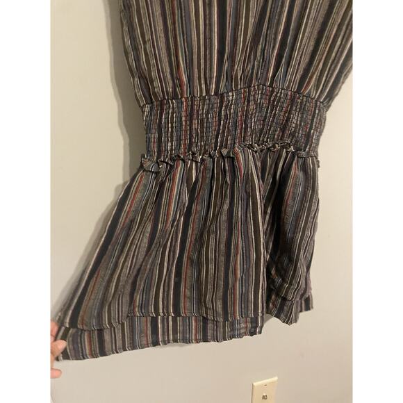 MUSTARD SEED Cotton Striped Mini Dress Size Medium - Picture 3 of 6